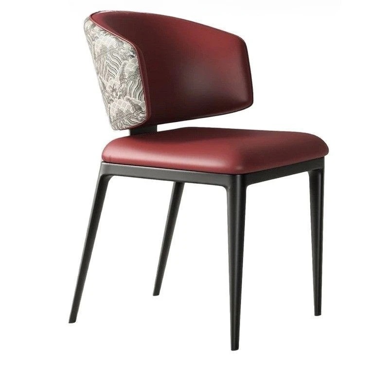 

Italian minimalist dining chair, modern national tide style simple back chair
