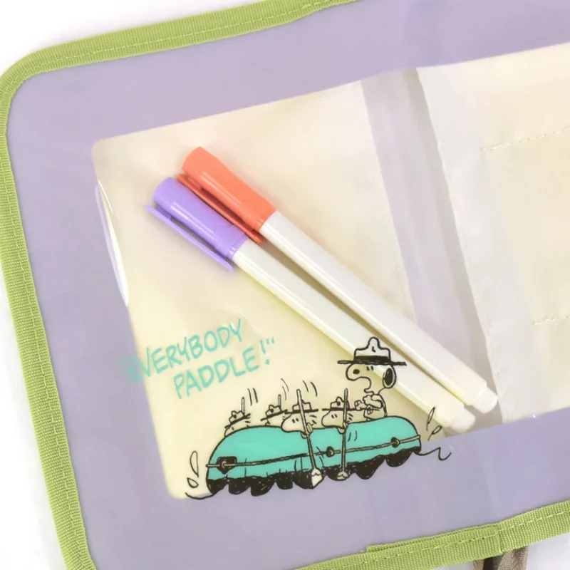 Snoopy titular do passaporte moda acessórios de viagem portátil à prova dwaterproof água documento caso organizador carteira saco titular do cartão saco armazenamento