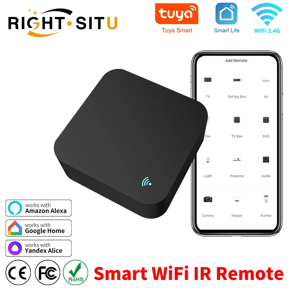 تويا-جهاز تحكم عن بعد للمنزل الذكي ، واي فاي ، الأشعة تحت الحمراء ، الحياة الذكية ، أتمتة المنزل ، استبدال التلفزيون ، دي في دي ، aud ، التيار المتناوب ، يعمل مع أليكسا ، جوجل الرئيسية