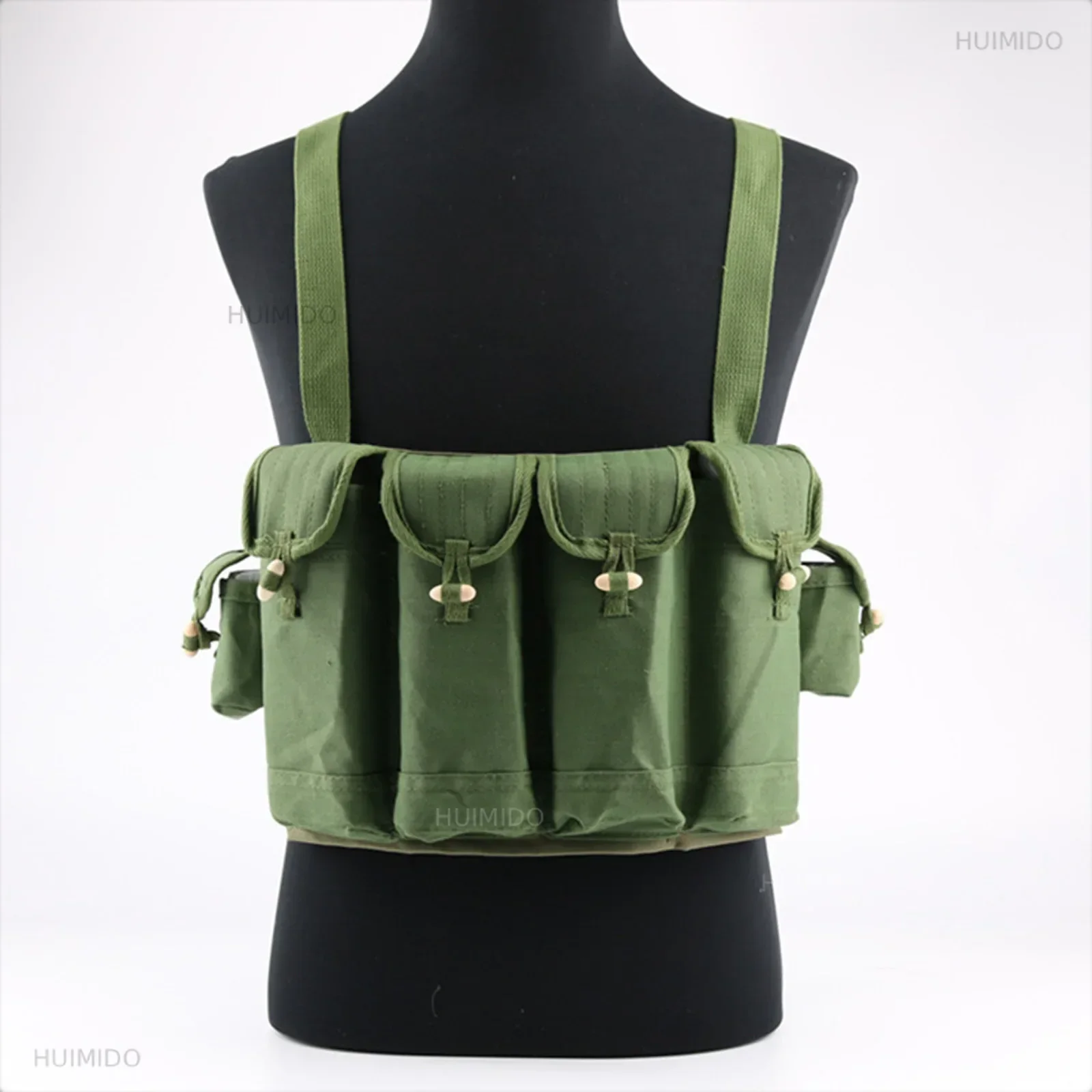 Chest Rig Training Gear Bandolier Pouch Portable Adjustable Men Women Combat Equipment for Outdoor Cycling