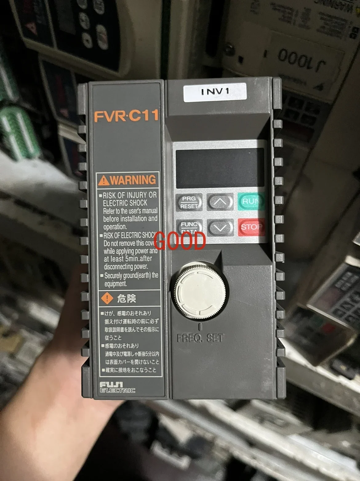 

Fuji frequency converter C11S series FVR0.75C11S-2 0.2k/0.4k/0.75k/1.5