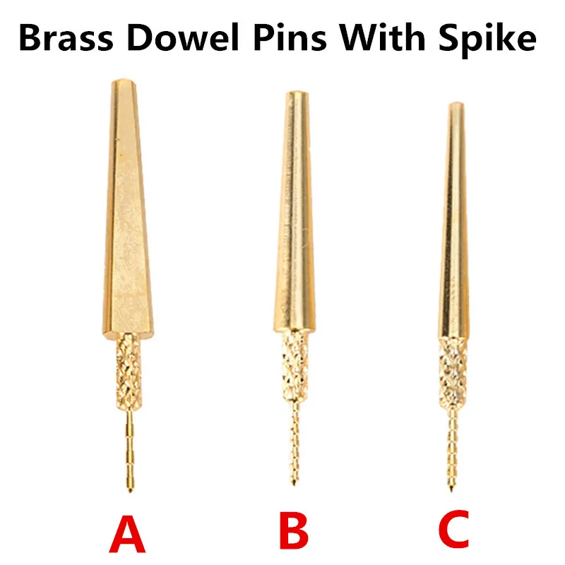 250-1000pcs Lab Brass Dowel Stick Pins with Spike Pitch Brass Pins for Plaster Stone Die Model Work Material Instrument Tools s