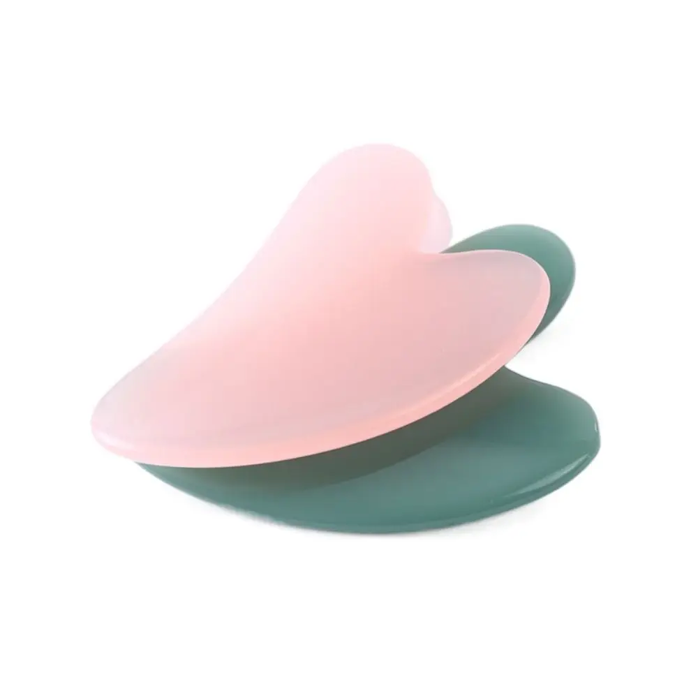 휴대용 레진 마사지 보드 수동 스킨 스크래핑 괄사 플레이트 스파 마사지기 얼굴 목 등 몸 다리 스크래퍼 도구