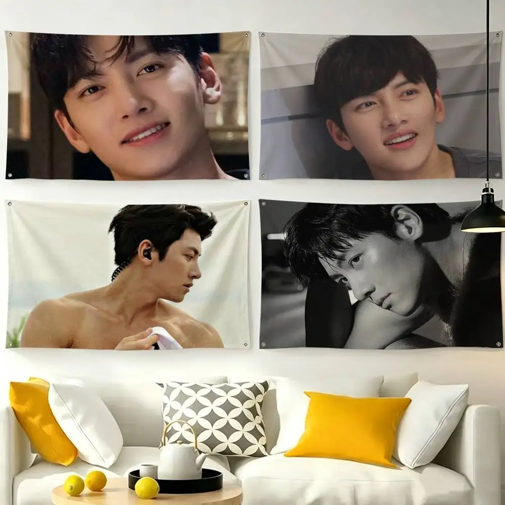 Actor Ji cool Chang-wook  Flag Suitable For Party Club Outdoor Interior Wall Decoration Banner Fans Gift