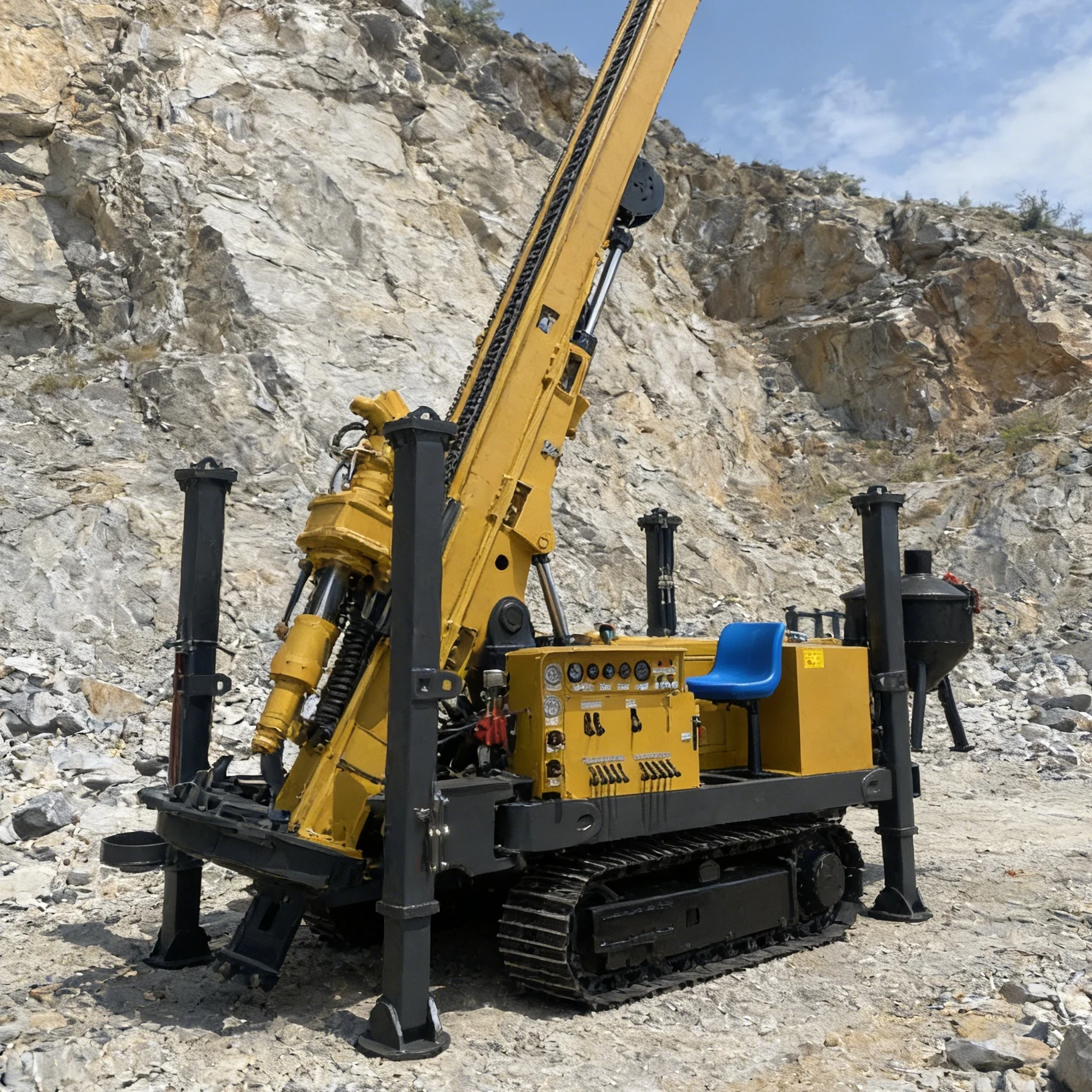 Hydraulic Crawler Drill Tuoxing 300m, Multipurpose Geological Survey Reverse Circulation Drilling Rig