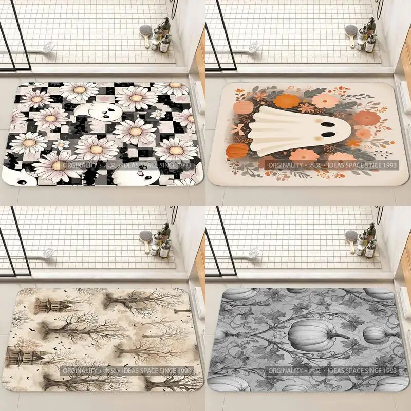 

Милый коврик с рисунком ромашки, украшение для гостиной, домашний диван, нескользящий ковер, кабинет, спальня, татами, детский мягкий напольный коврик