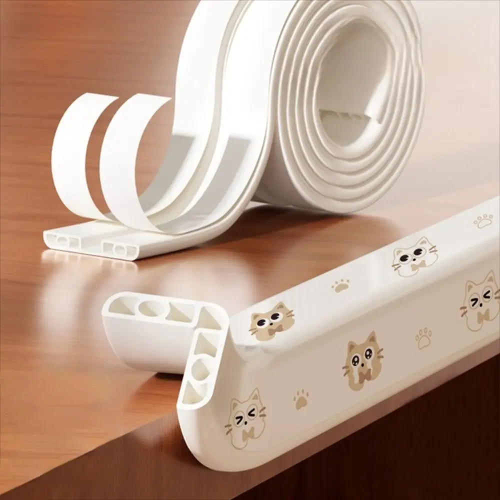 2m Desk Edge Guard Strip Cartoon Pattern Safety Anti Collision Cushion Self Adhesive PVC Wall Corner Protector