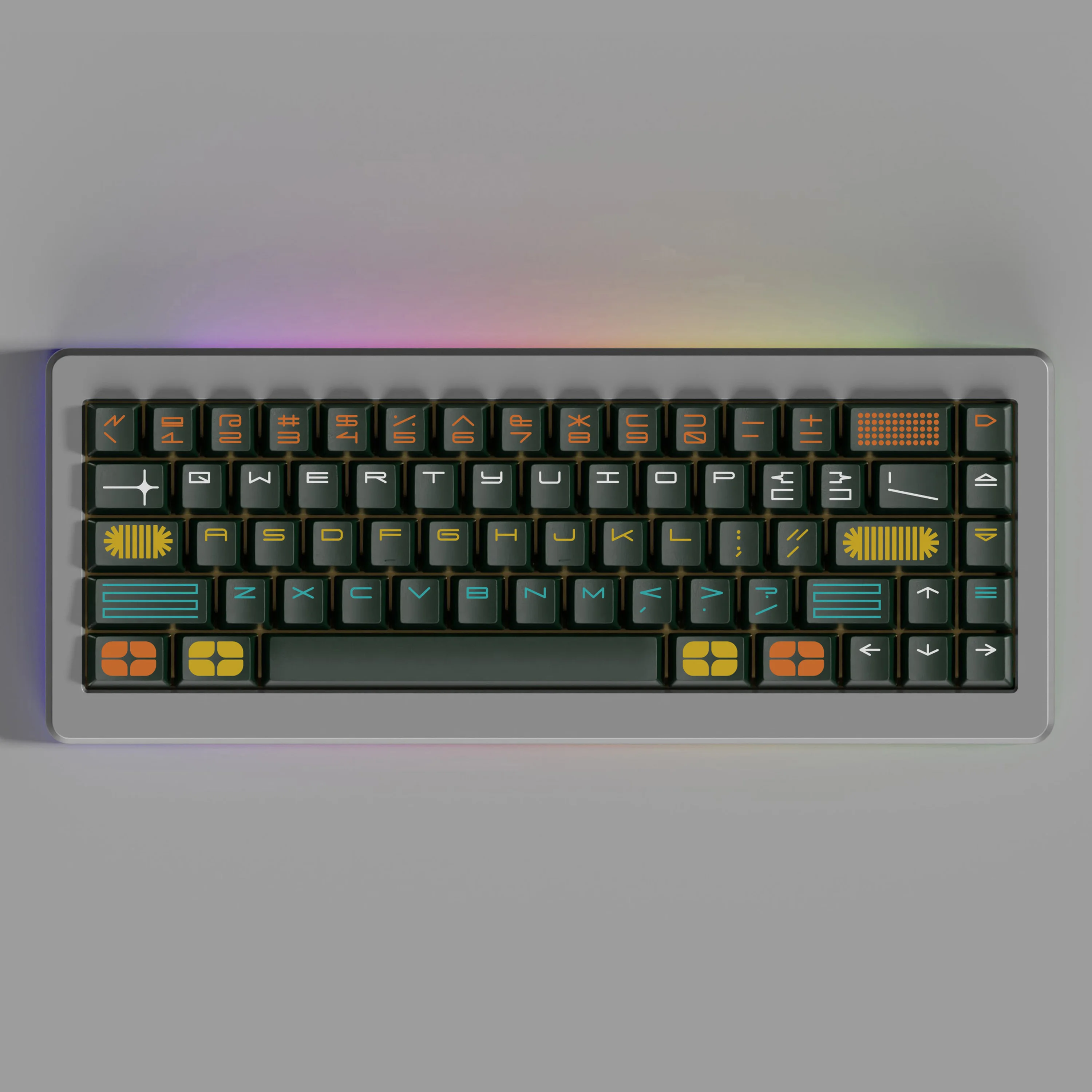 

A Full Set of GMK Expo Keycaps Dye-Sub Chreey PBT Personalized Custom Mechanical Keyboard Keycaps Including 7U Fitter ALICE