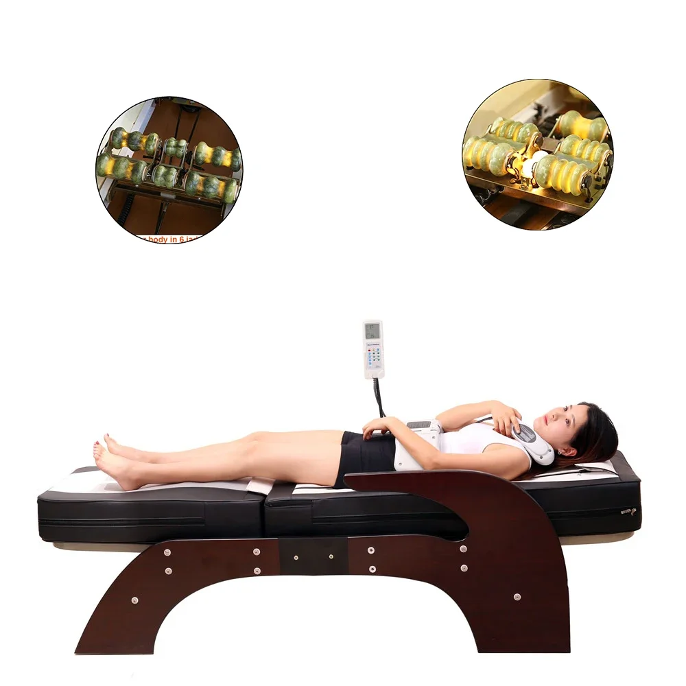 Hot sale Korea Therapy Thermal Full Body Master V3 Jade Massage Mattress Infrared Jade Roller Massage Bed