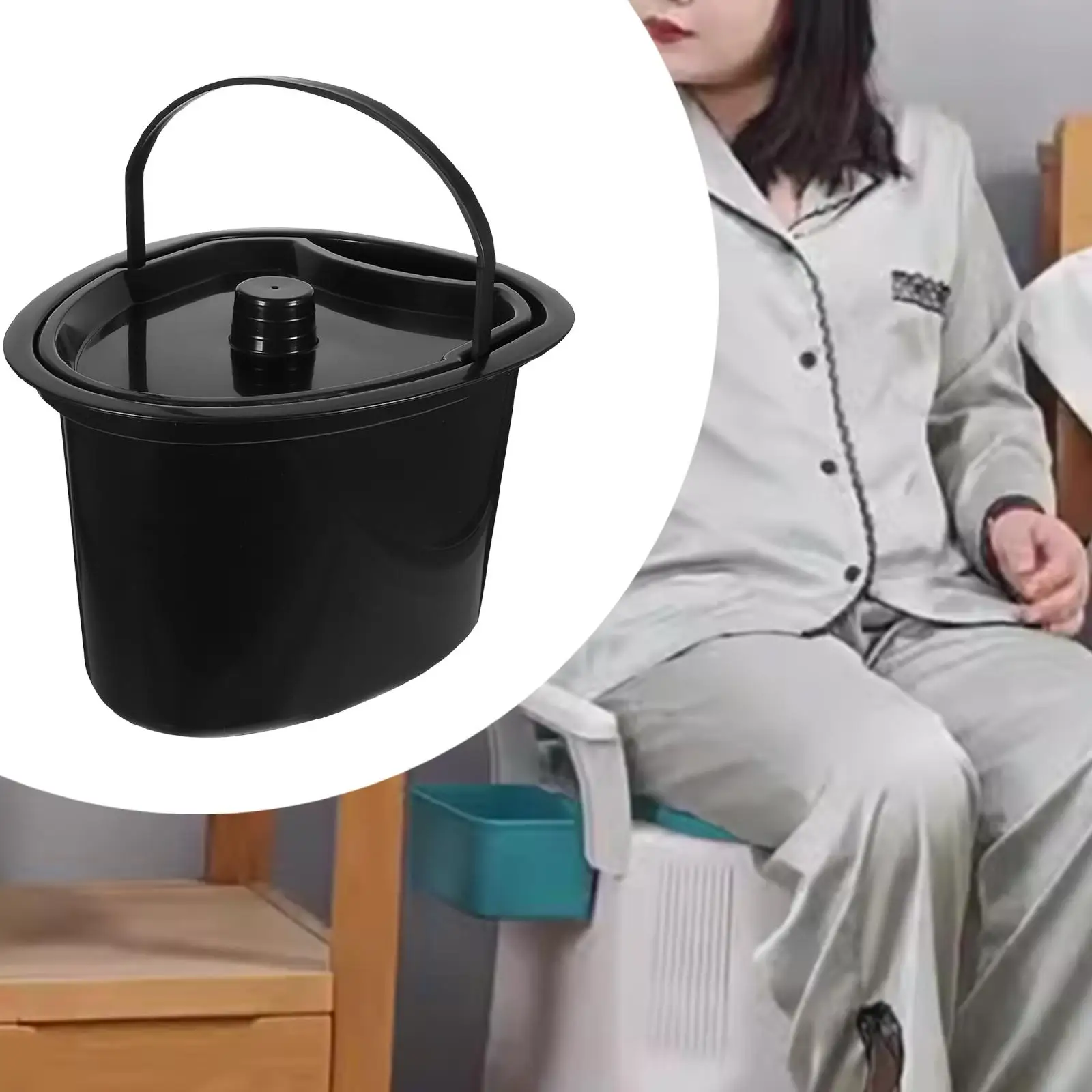 Pee Bucket Chamber Pot Spittoon Urinal Container Urinal Pot Urinal Bucket for