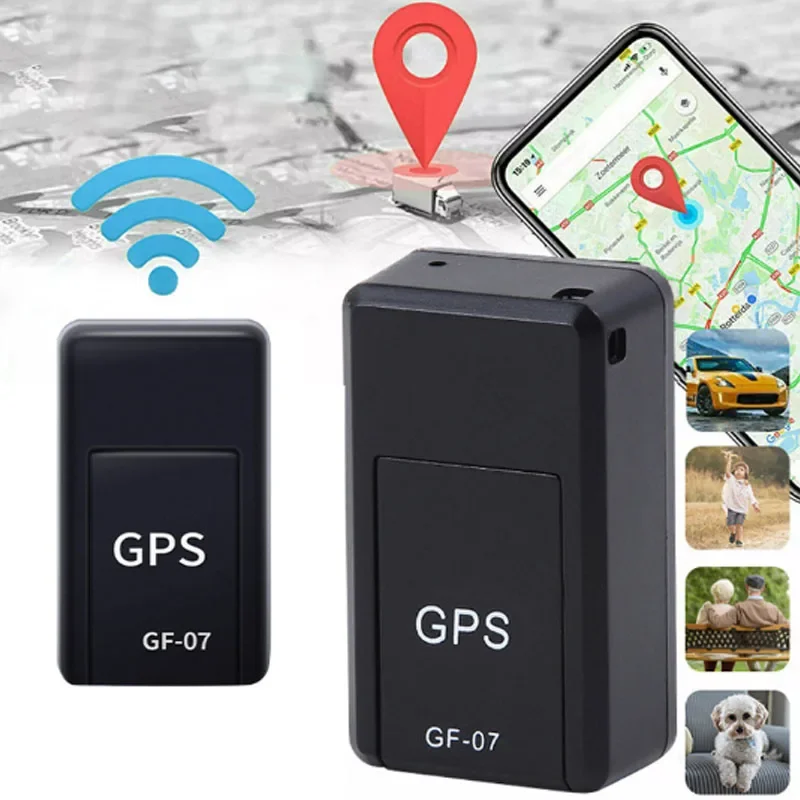 Car strong magnet adsorption-free installation-free GPS locator high-precision anti-lost device for elderly children and pets