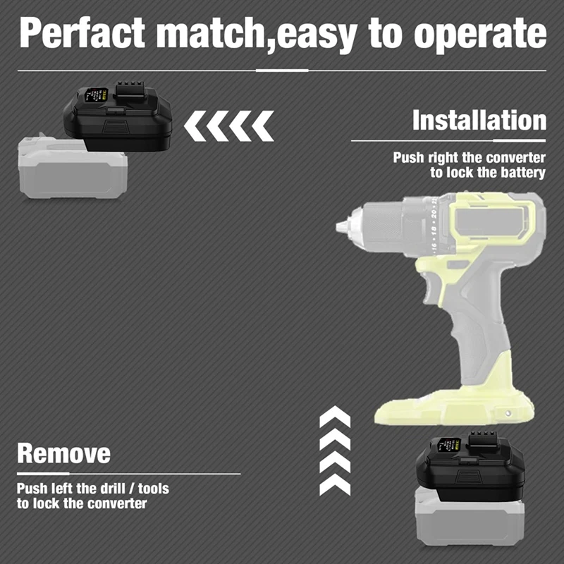 Battery Adapter Converter For  DIY Battery Converter For Ryobi Battery DIY Converter