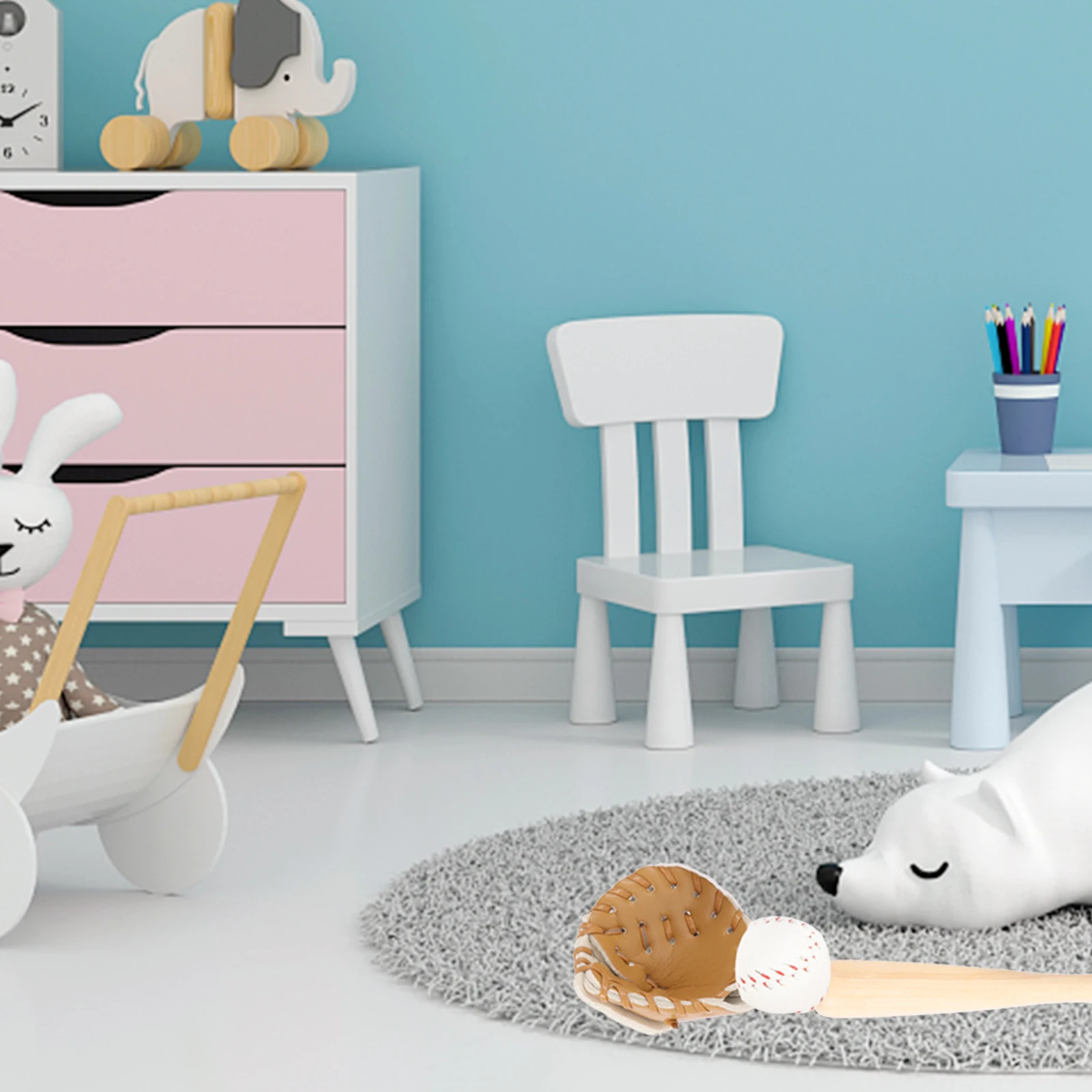 キット装飾アクセサリーミニチュアバットミットグローブおもちゃスポーツレジャーギフト