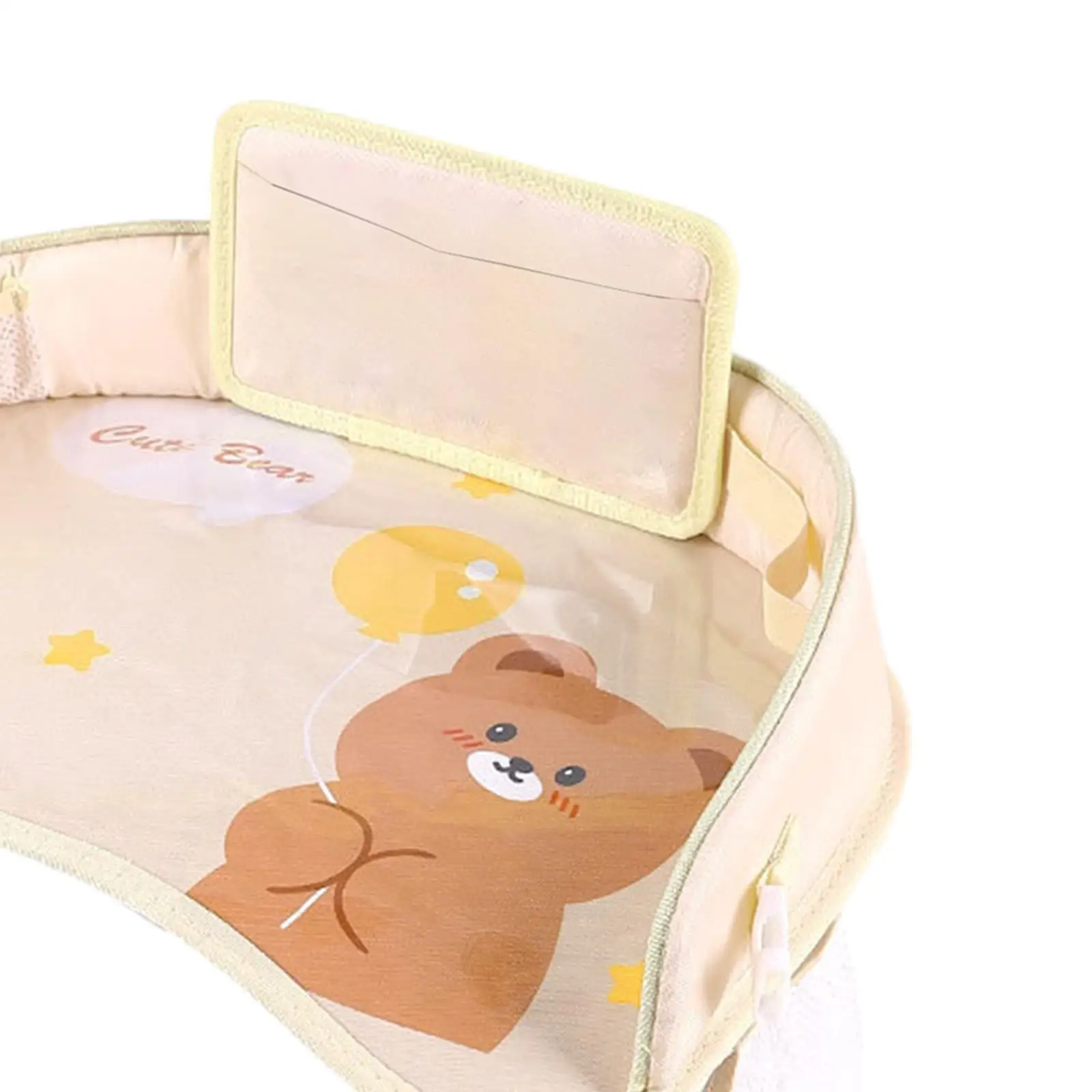 Waterproof Tour Tray for Kids Car Seat Oxford Cloth Large Storage Organizer for Travel Toys