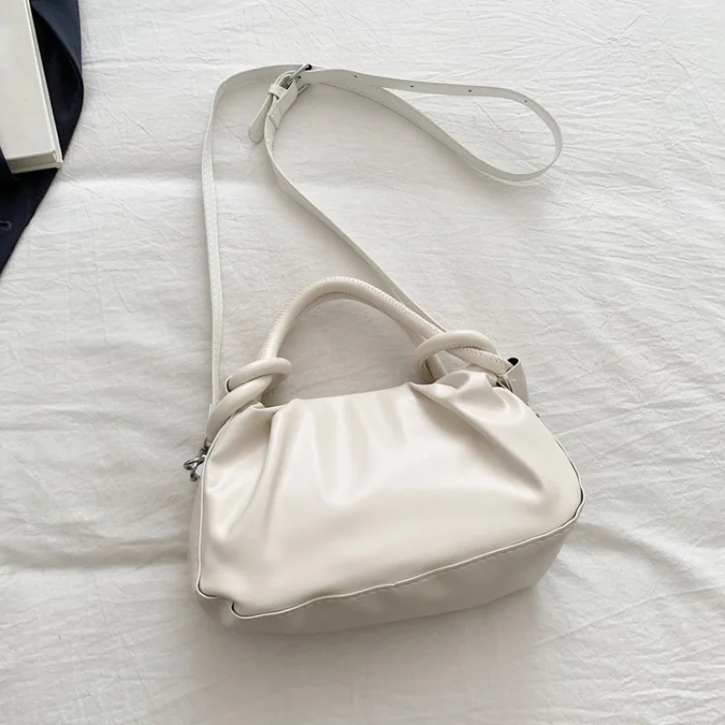 

Модная кожаная женская сумка, элитная брендовая элегантная классическая винтажная пригородная сумка с изысканной строчкой ​