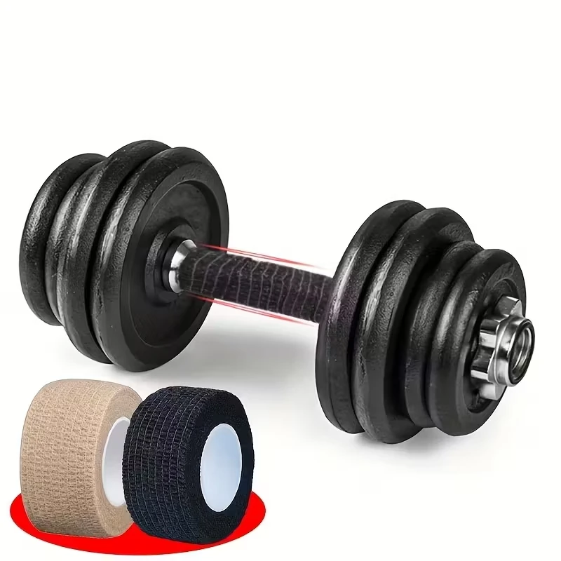 Rutschfestes Fitness-Sporttape, Langhantel-/Hantelgriffband, Schweißabsorbierend | Rutschfest | Anti-Blasen-Präparat – Detail 2