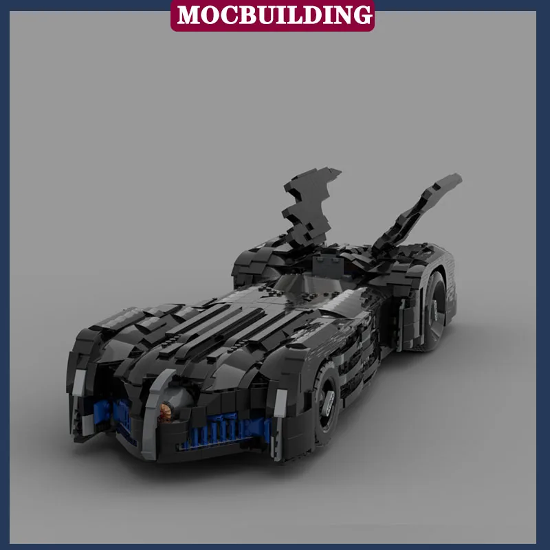 Sports Car Batmobile UCS Model Building Block The Animated Series Film MOC Transportation Vehicle Children\'s Toy Gift