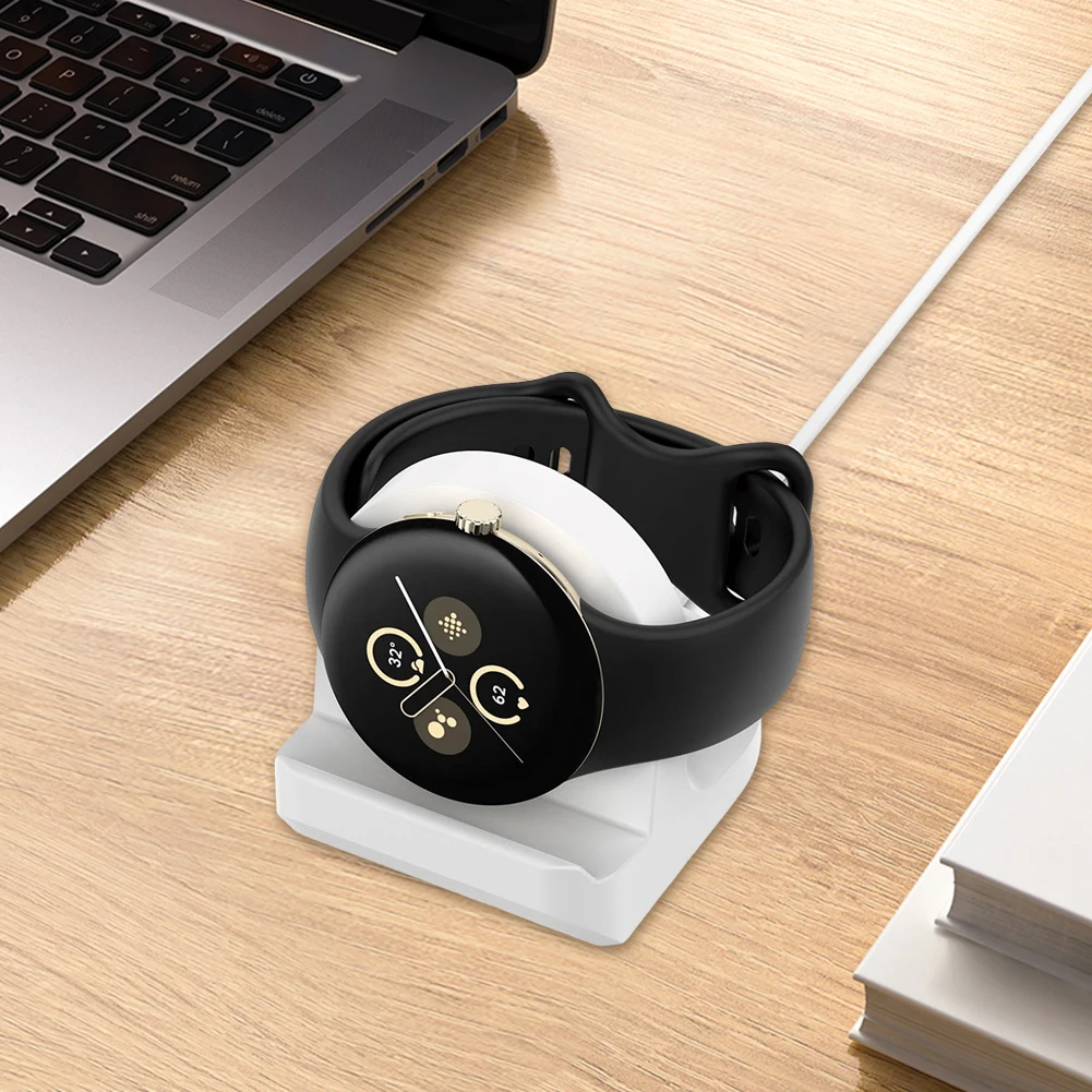 شاحن حامل سيليكون عدم الانزلاق شحن حامل حوض حامل شاحن حوض دعامة حامل لساعة جوجل بكسل 3 41 مللي متر 45 مللي متر