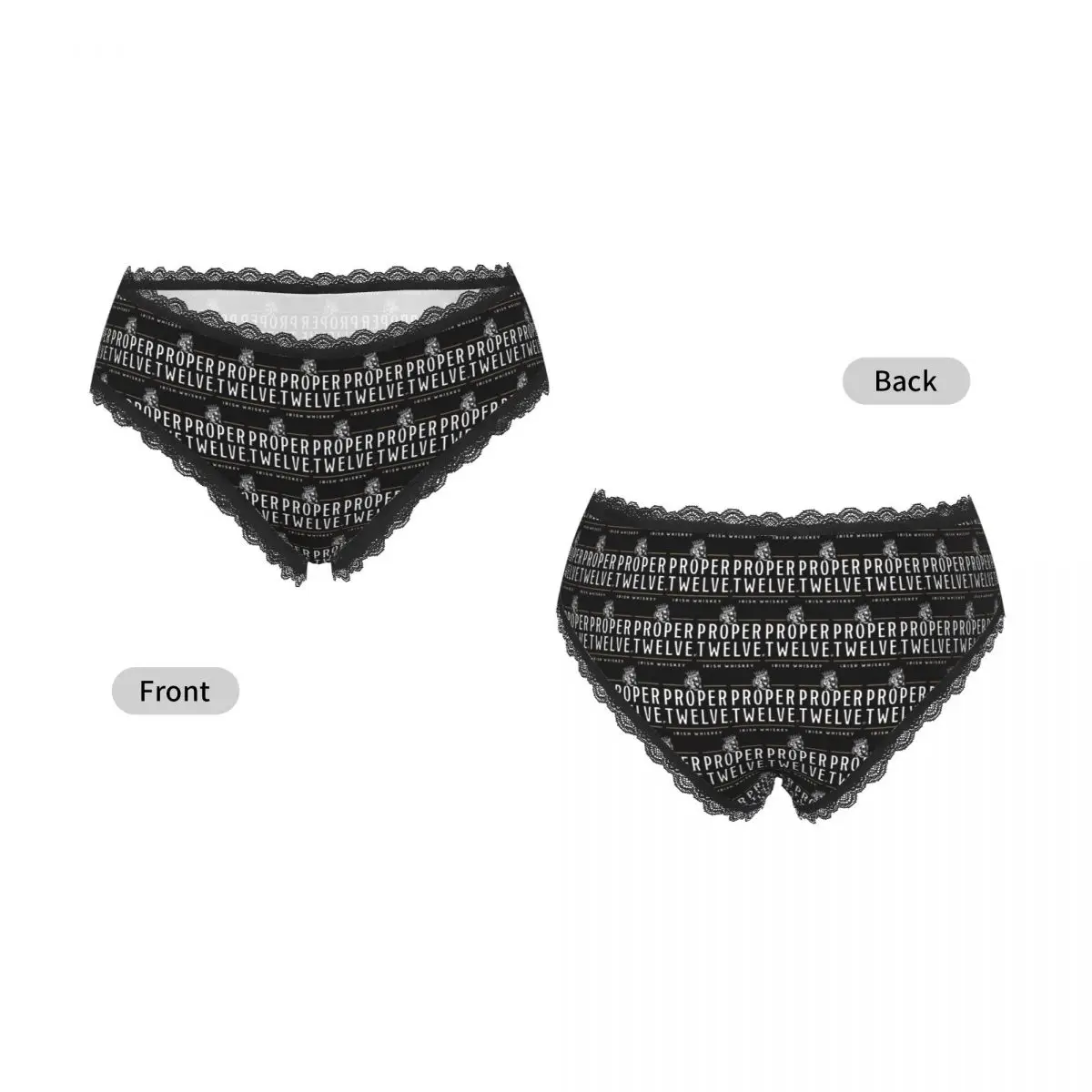 Custom Proper 12 Proper Twelve Irish Whiskey Panties Briefs Women's Comfort Briefs Underwear Breathable Female Underpants