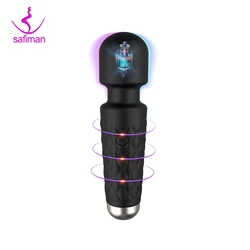 Mini vibrador potente para mujer, varita mágica AV, estimulador de clítoris, masturbador, consolador, juguetes eróticos para Adultos 18