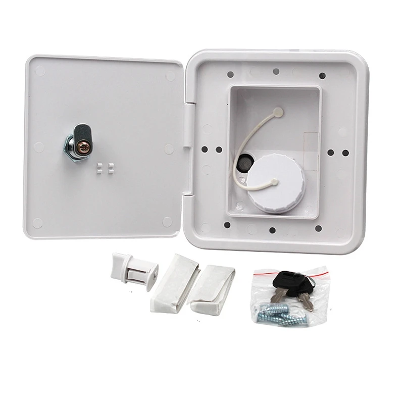 City Water Inlet Integrated Fill Dish Hatch Lock For RV Trailer Camper Car Back Of Tower Connector