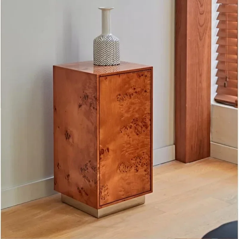 Modern tree thorn decorative cabinet art side table, display stand living room coffee table, bedroom bedside table
