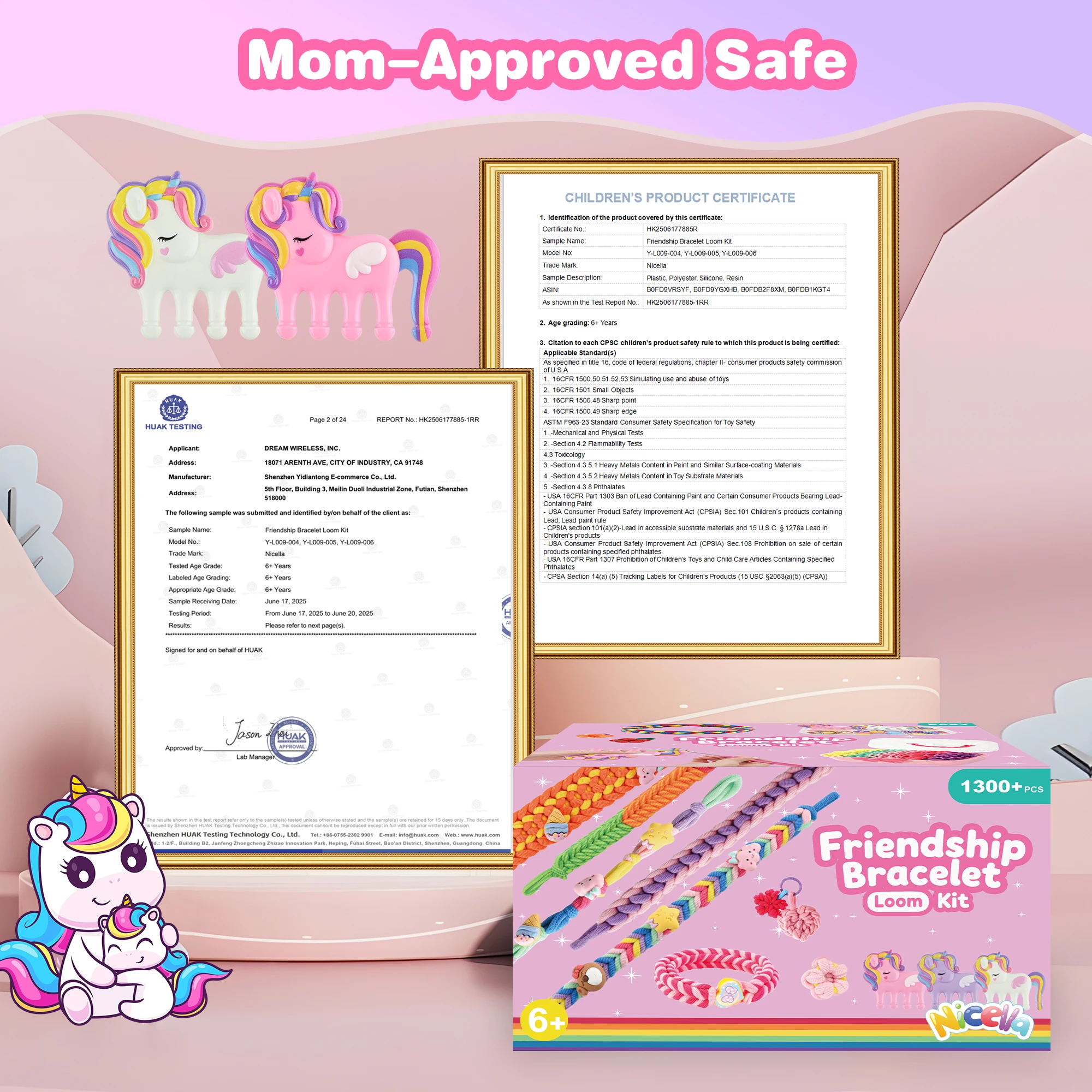 Kit de fabrication de bracelets pour filles de 8 à 1,1200 + Kit de métier à tisser d'amitié avec bande de caoutchouc pour enfants, jouets de bricolage, ensemble de bricolage créatif