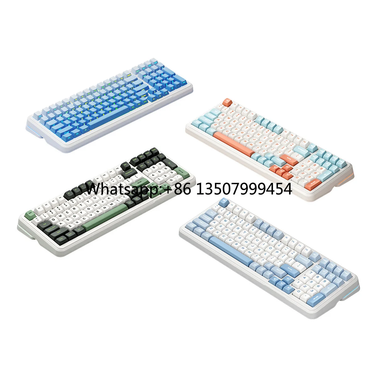 

K99 OEM Logo Wired Usb RGB LED Light Pc Computer Custom 2.4G Wireless Gaming Mechanical Switch 75% Keyboard