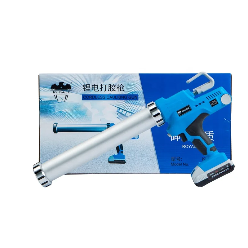 Special Construction Tools Automatic Power Charging Adjustable Double Type Lithium Electric Cordless Battery Caulking Gun