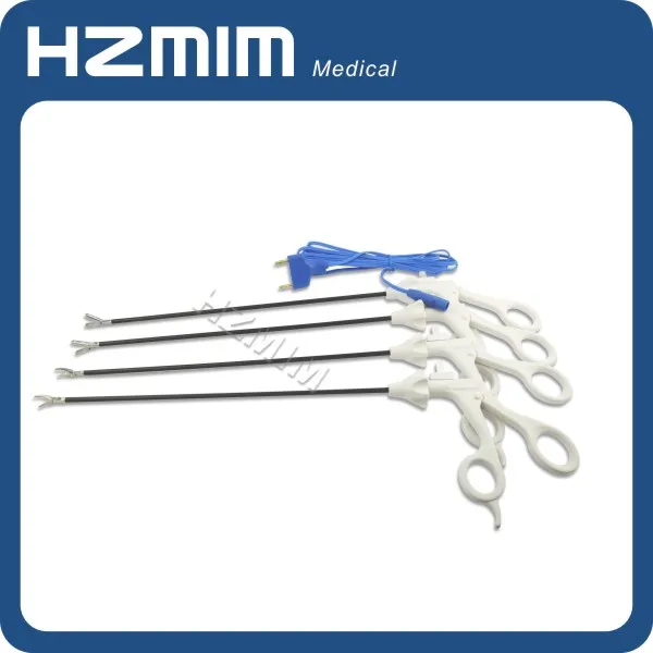 Disposable laparoscopic bipolar forceps, Disposable bipolar coagulation maryland forceps