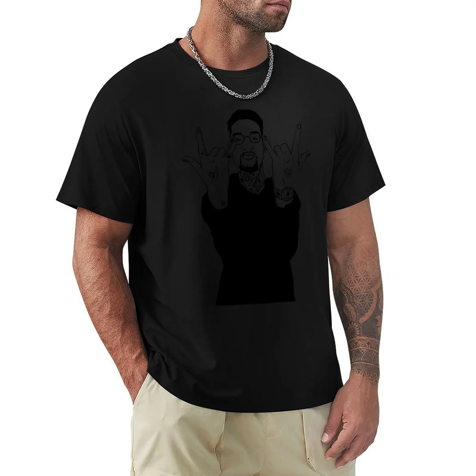 

PnB Rock Vintage T-Shirt Plus Size Basic Short Sleeve Top