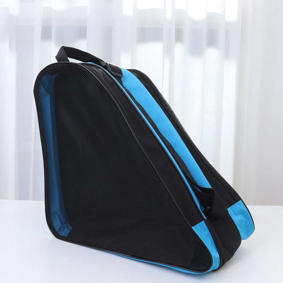 

Roller Skates Backpack Bag for Skating Sports Triangle Skaiting Organizer Blue