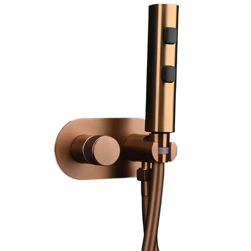 

Concealed pre-embedded hot and cold water multi-functional washing device Concealed pressurized spray gun