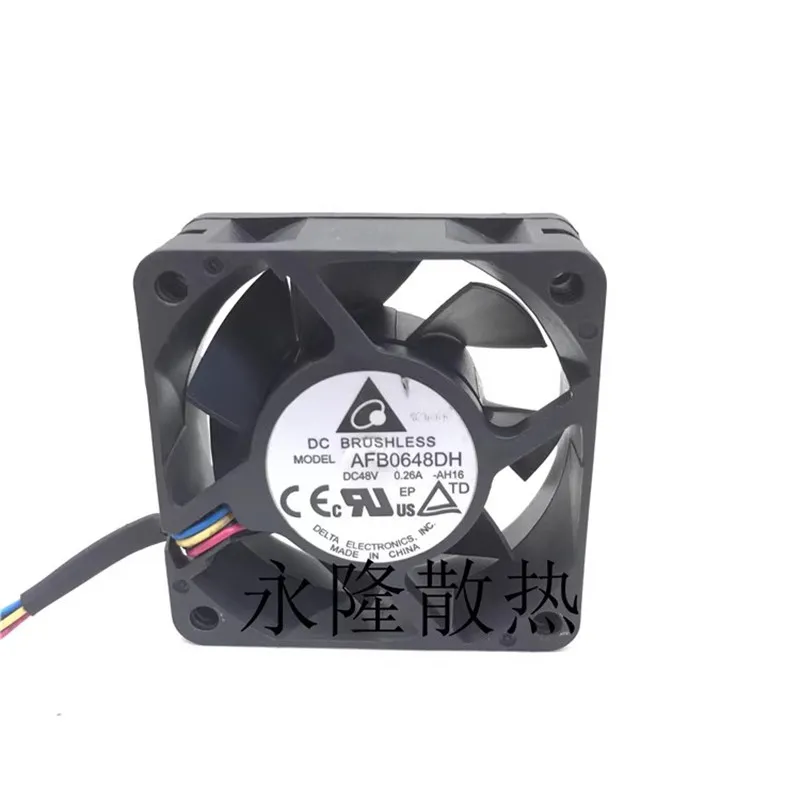 

Original AFB0648DH 60 * 60 * 25MM 6CM 48V 0.26A 4-wire dual ball server Cooling fan