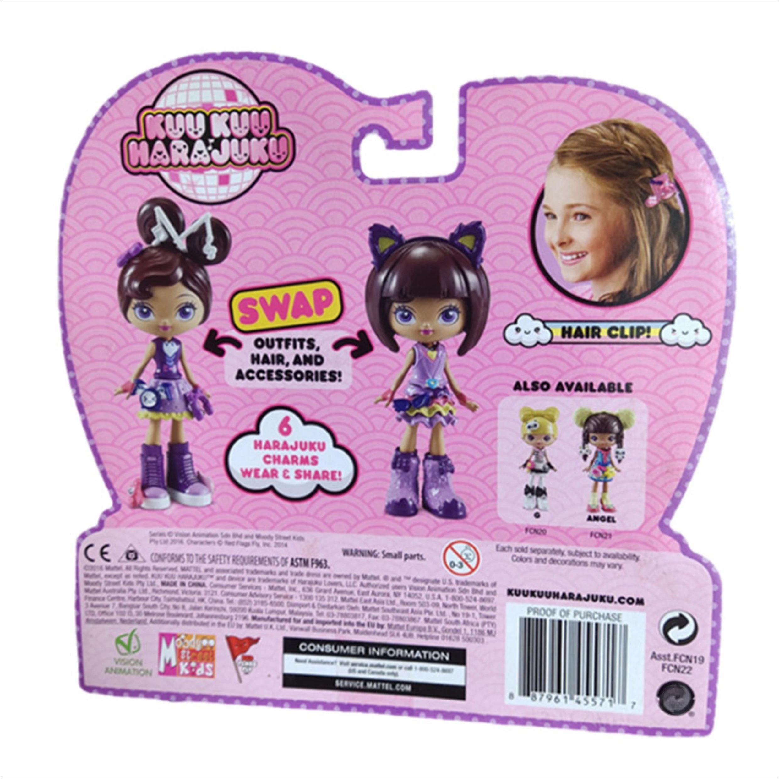 Conjunto de traje de muñeca Chibi Original Harajuku Cool Girls Group, juguete para juego de imitación para niñas