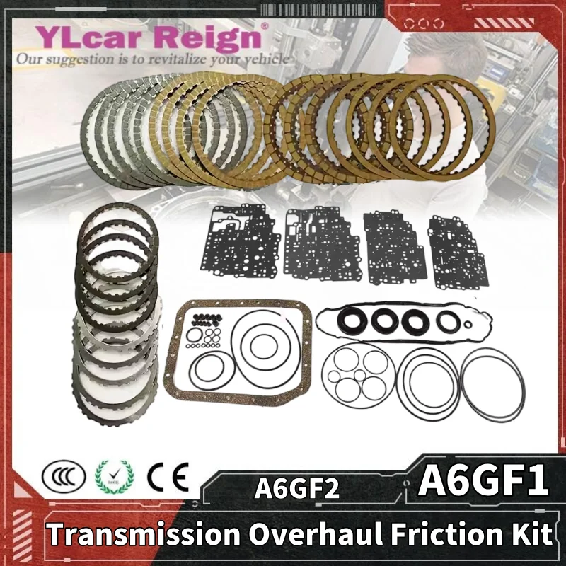 

A6GF1 A6GF2 Automatic Transmission Clutch Overhaul Repair Kit Friction Plate Discs For HYUNDAI Kia Car Accessories Auto Parts