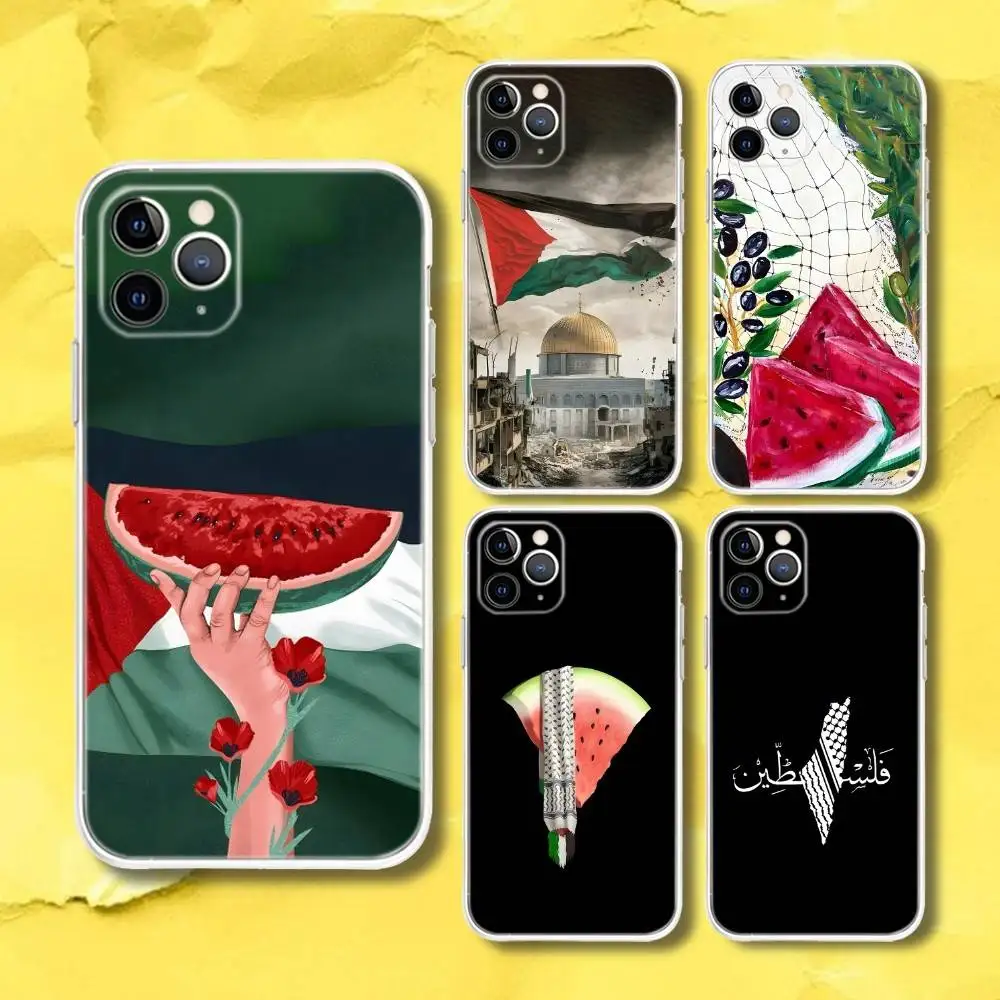 

Art P-Palestine-es-F-Flag Phone Case For iPhone 17,16e,16,15,14,13,12,11 Mini Pro Max X,XR,XSMAX 8,7 Air Plus Transparent Soft