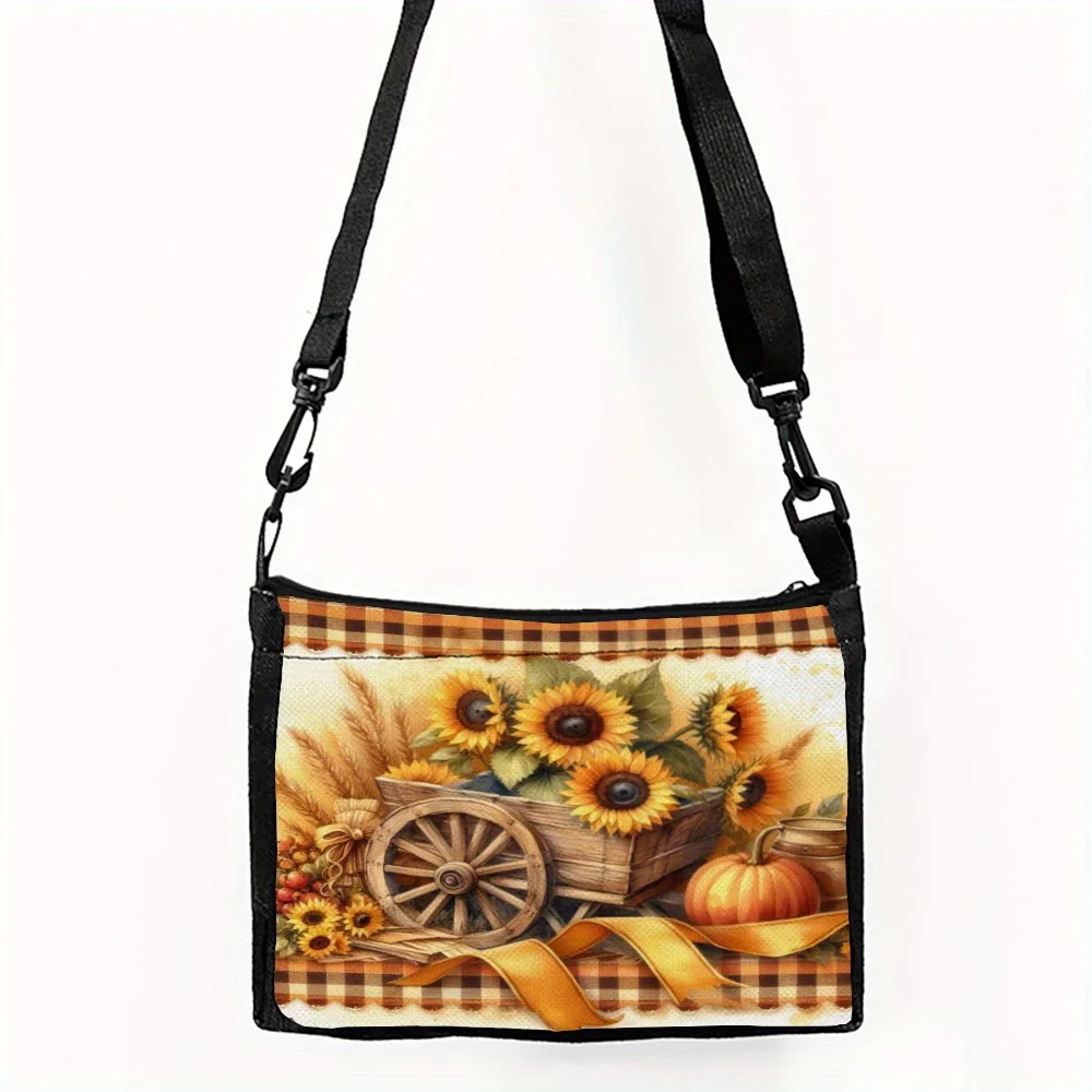 

The Stylish and Unique Shoulder Bag Design of Sunflower and Wheat Brings A Spring-like Fresh Atmosphere, Crossbody Bag