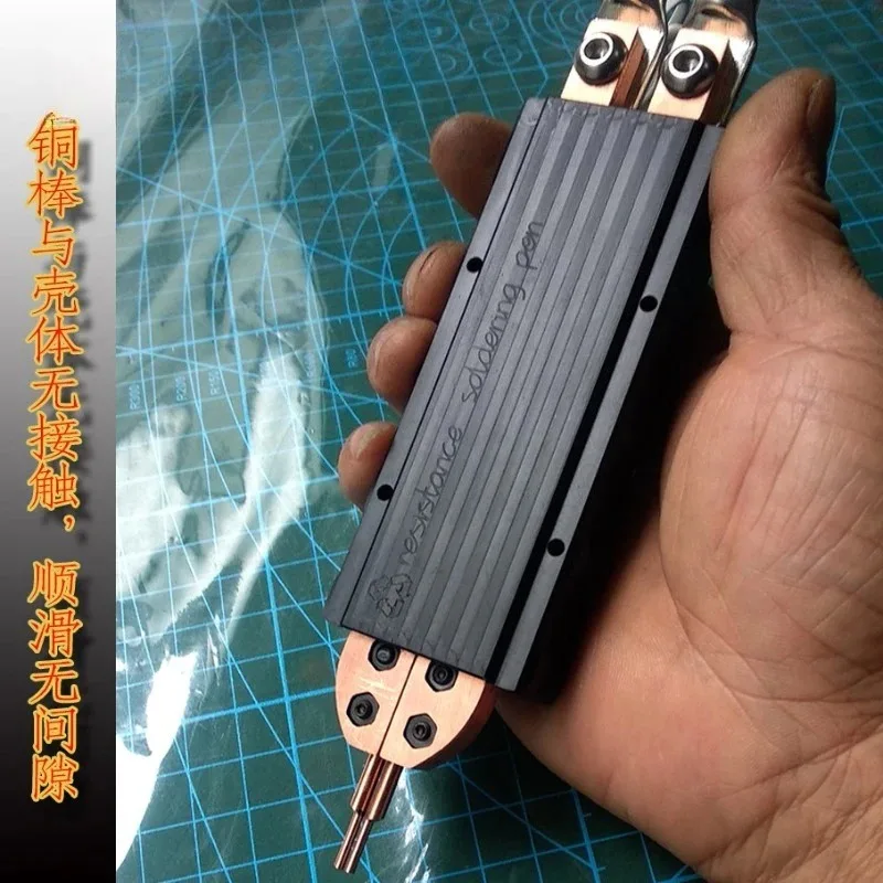 Auto-Trigger Self-Balancing Spot Welding Pen Extended Handle Pressure Adjustable 18650 Battery Welder Accessories