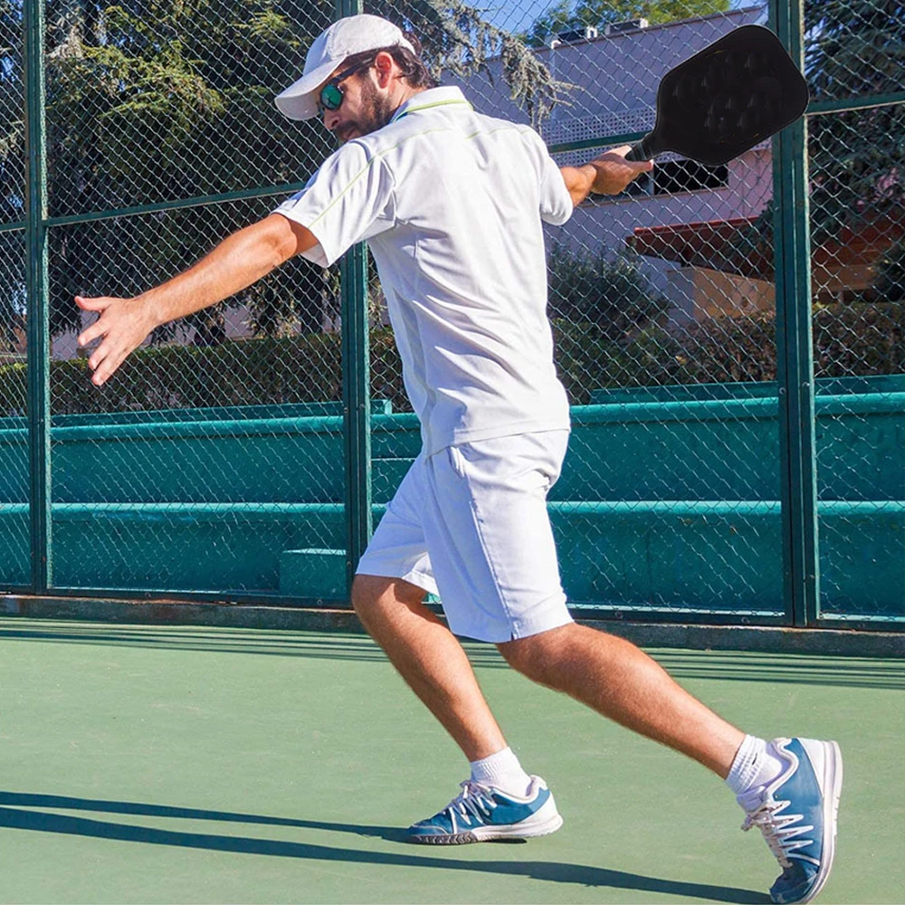 Pickleball-Juego de palas de pepinillo para hombre y mujer, raquetas de bolas ligeras, 2 paquetes con 4 bolas, 1 bolsa