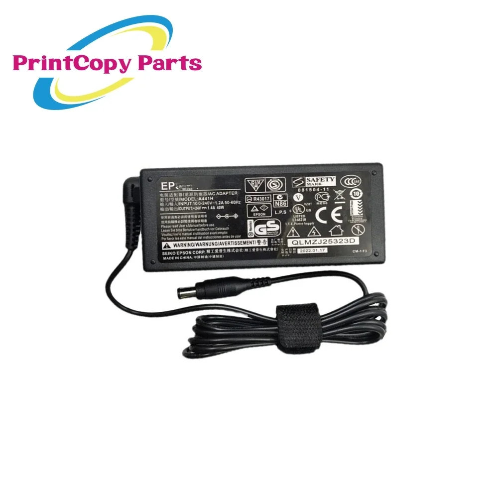 DS520 AC Adapter Charger Power Supply for Epson DS510 DS560 V500 V550 V600 V700 V750 V800 V850 3170 4180 4490 4990 GT1500 GT2500