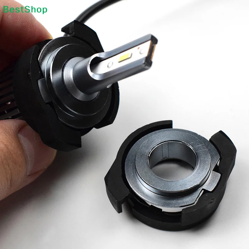 

2Pcs H7 Car LED Headlight Bulbs Base Adapter Retainer Cover Holder For Auto Head Lamp Base Retainer Auto Accessories