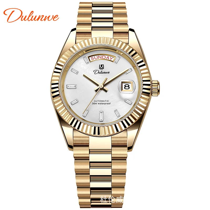 Nuevo Reloj Mecánico Automático Para Hombre 2026 Durham Wei Original, Modelo Explosivo Transfronterizo, Impermeable, De Negocios