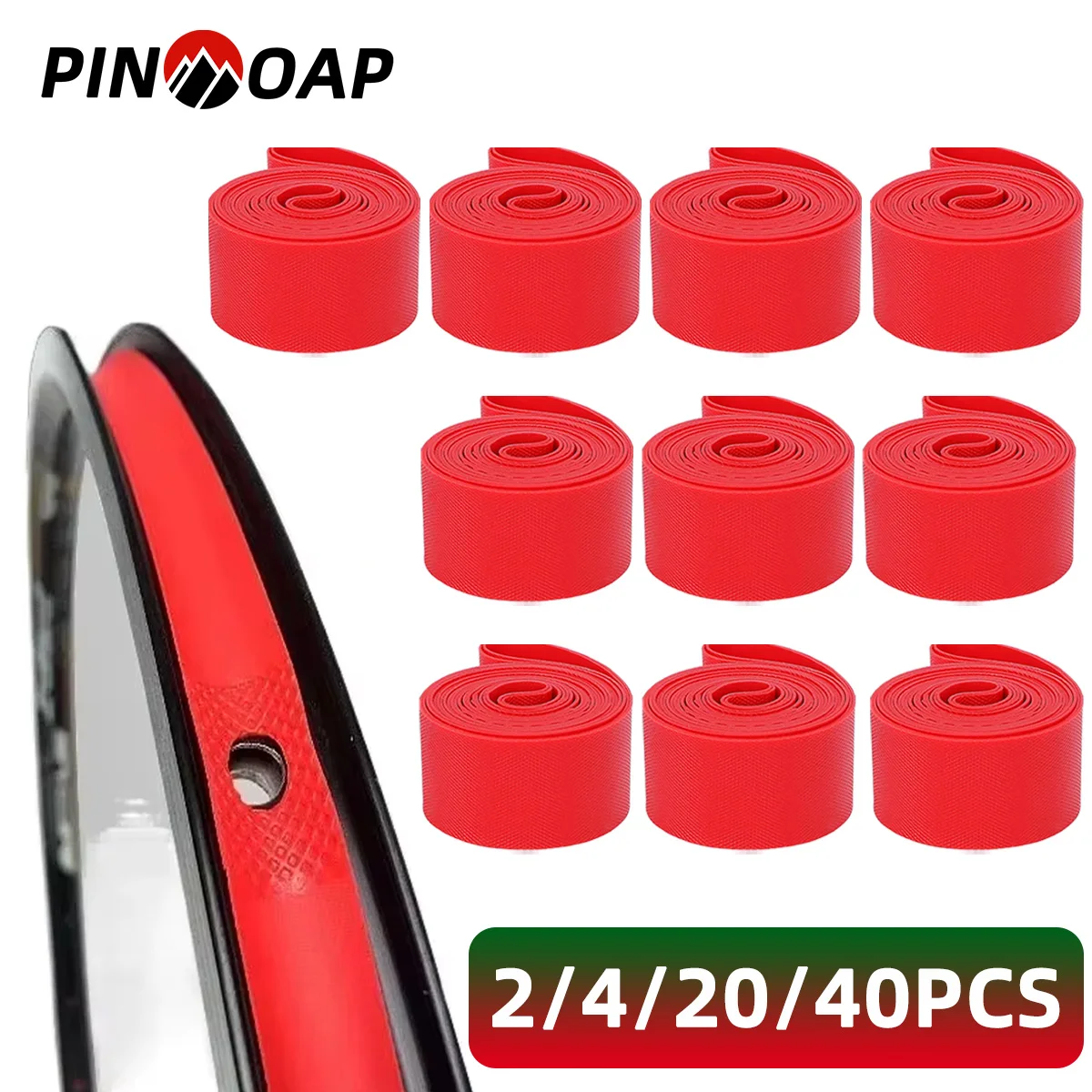 

2/4/20/40PCS Bicycle Tire Liner Anti Puncture PVC Mountain Bike Tire Protection Pad 12/14/16/18/20/22/24/26/27.5/29 Inch/700C