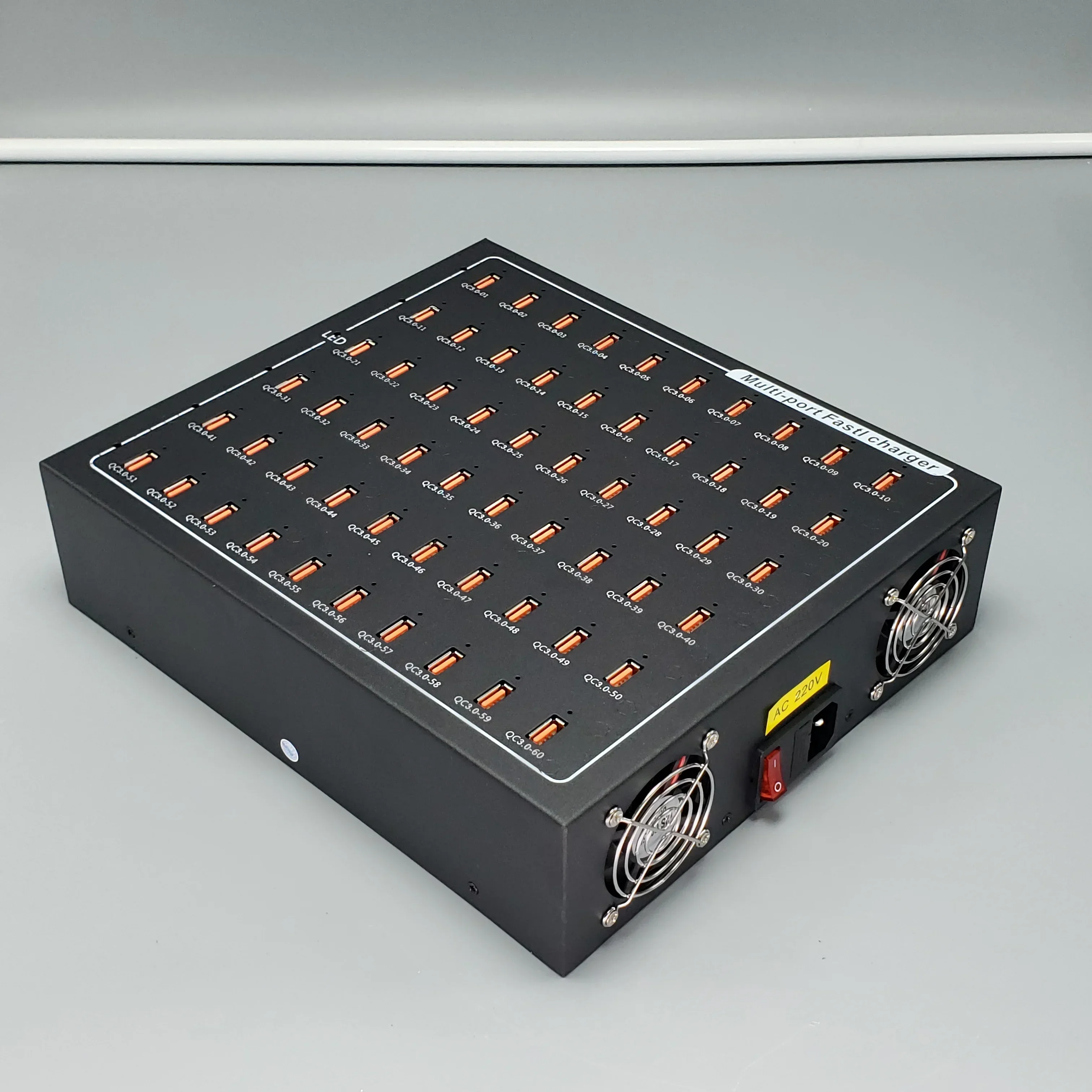 60 port multi-function r 1200 W Qc 3.0 USB adapter smart r integrated mobile phone t station