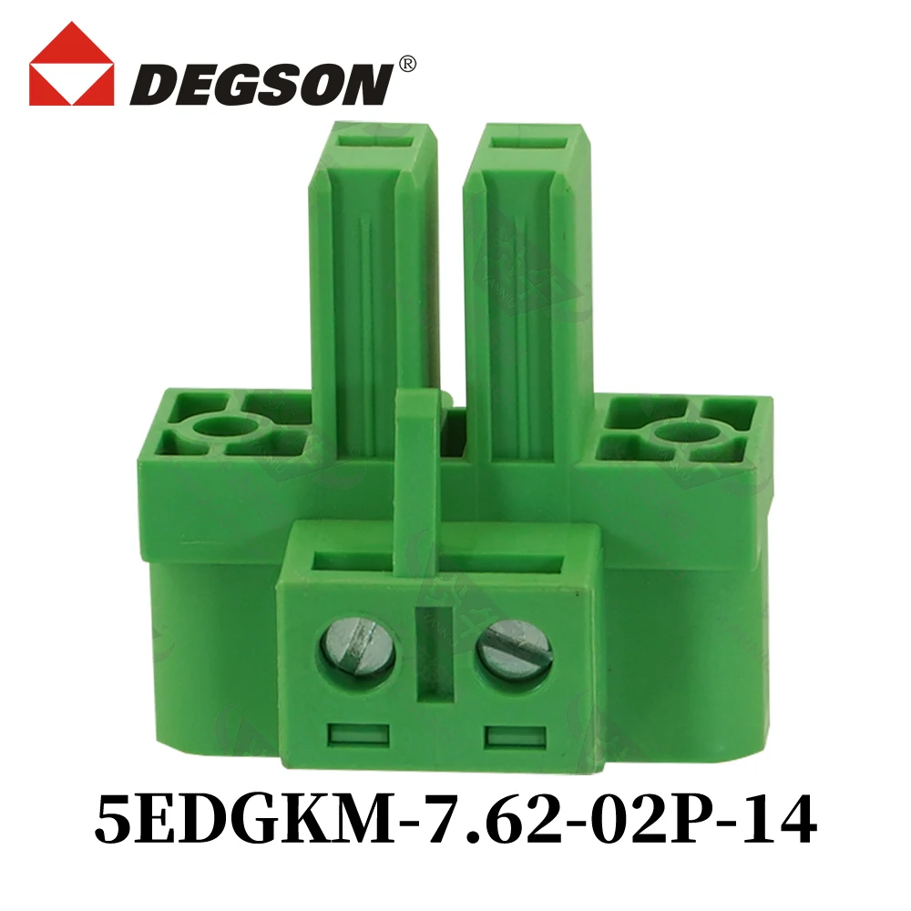 10Pcs DEGSON 5EDGK-7.62-02P-14-00ZH 5EDGKM-7.62-04P Tipo Plugável PCB Terminal Block Conector KF2EDGSK 2P-12P PC4/6-ST Phoenix