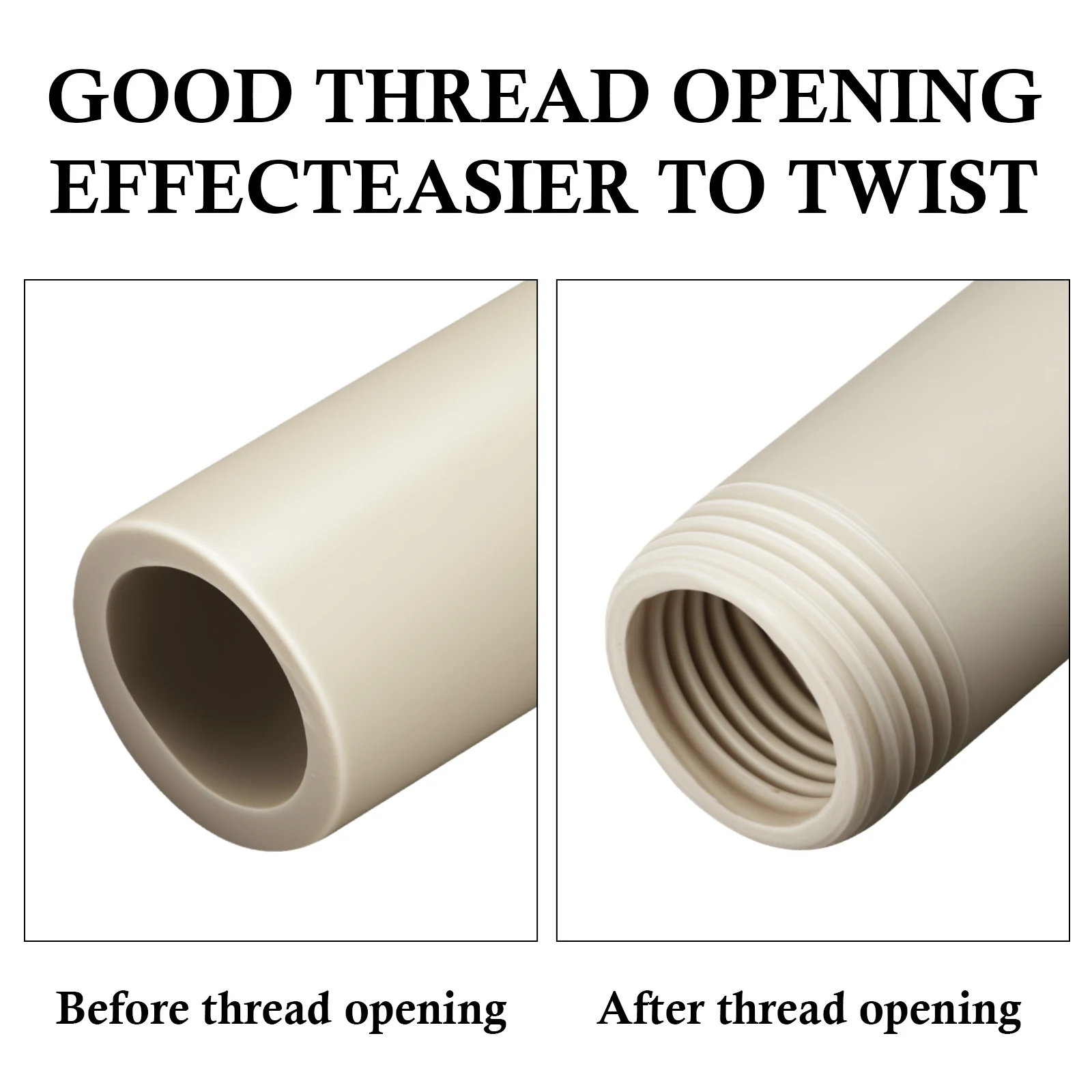 Strumento integrato per filettatura interna ed esterna per tubi PPR da 1/2 pollice, con rubinetti e matrici per taglio filettatura