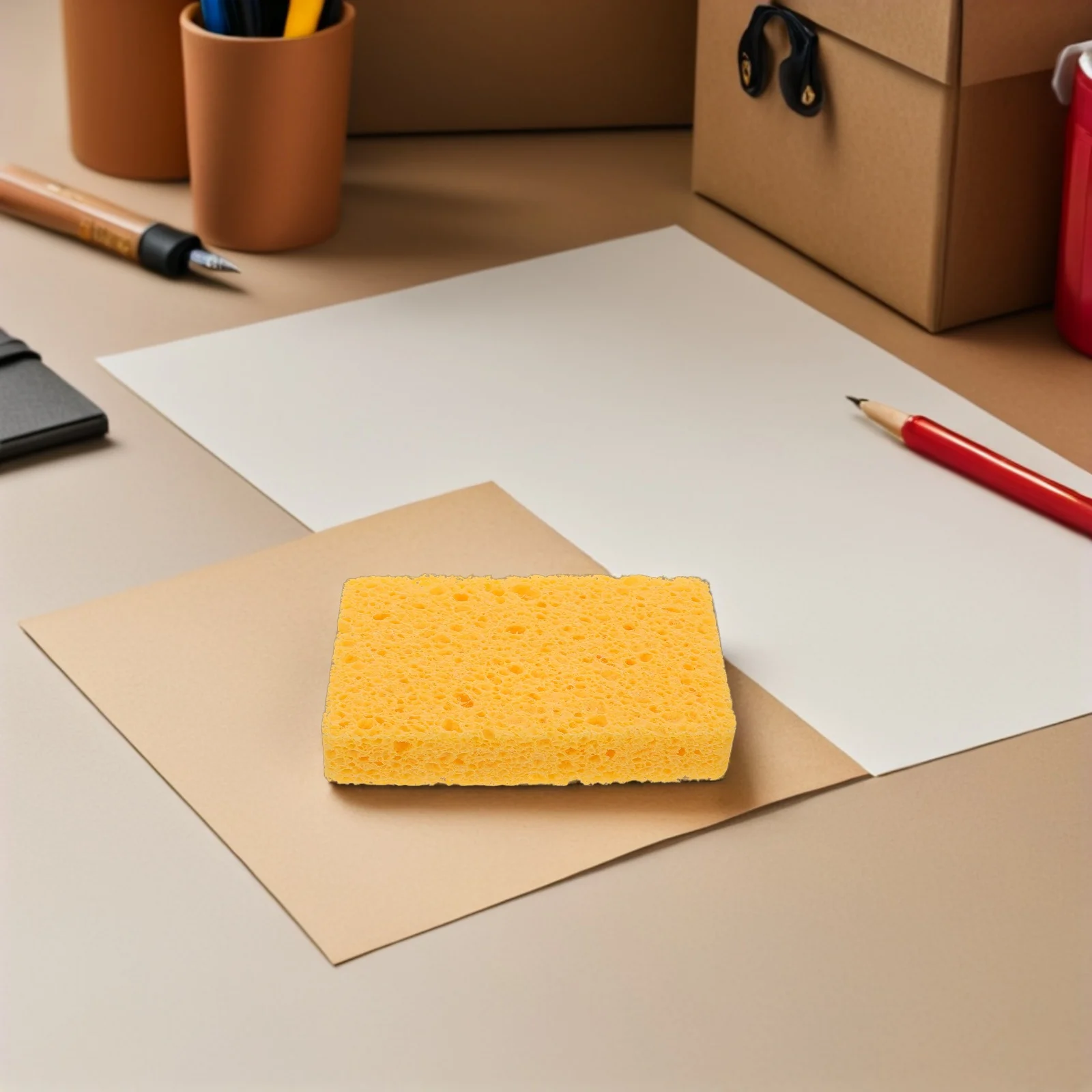 

8Pcs Artist Craft Sponge Painting Sponge Highly Absorbent for Watercolor Gouache Blending Wall Texture Drywall Repair Ceiling