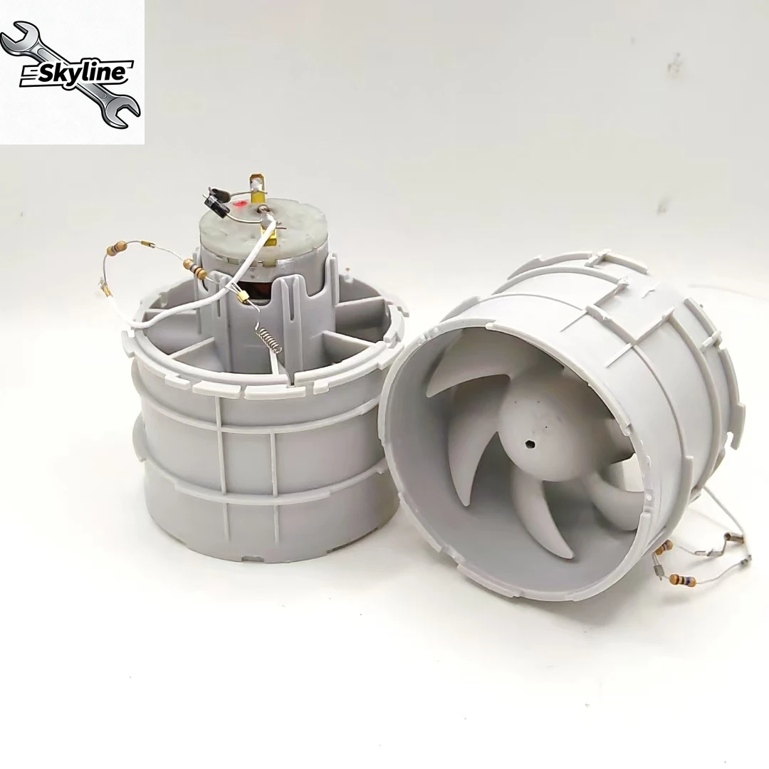 12-24V 365 Carbon Brush Hair Dryer Motor Assembly Large Air Volume for Ducted Fan Modification