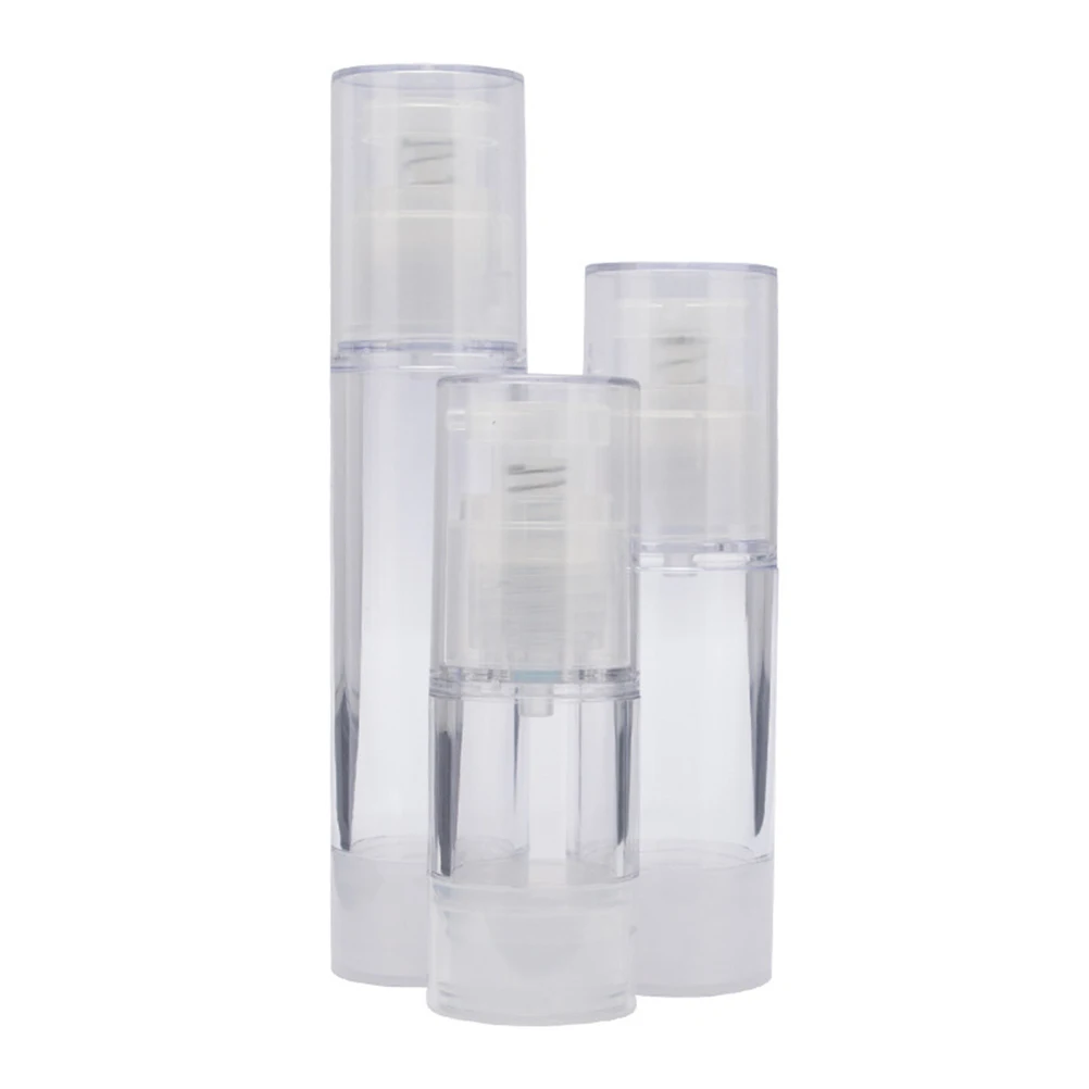 

3pcs Transparent Emulsion Bottles Leakproof Lotion Containers Sub Packaging Storage Bottles 15Ml Lightweight Travel